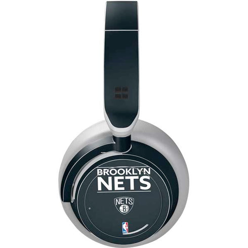 NBA Brooklyn Nets Standard - Black Surface Headphones Skin